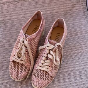 INC International Concepts Women's Pink Espadrille Sneakers